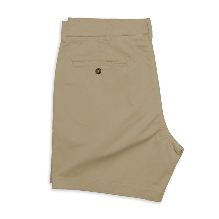 Duckhead 7" Gold School Chino Short: Khaki