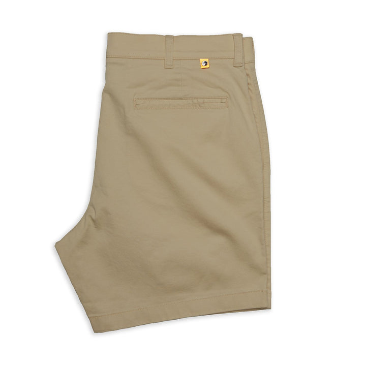 Duckhead 7" Gold School Chino Short: Khaki