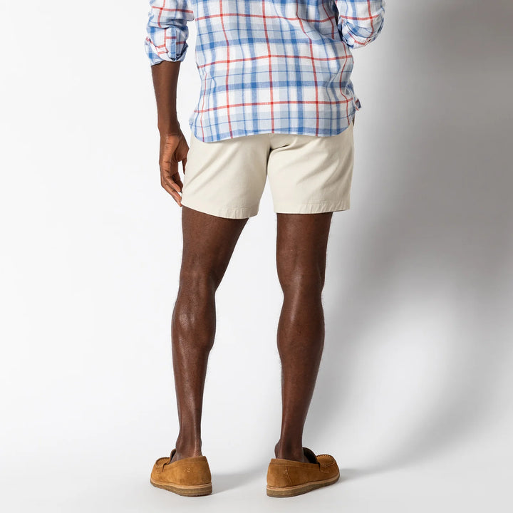 Duckhead 7" Gold School Chino Short: Stone