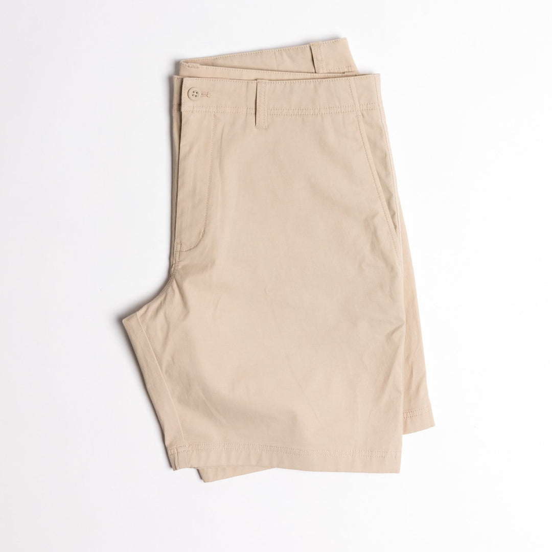 Duck Head 8" Harbor Performance Short: Stone