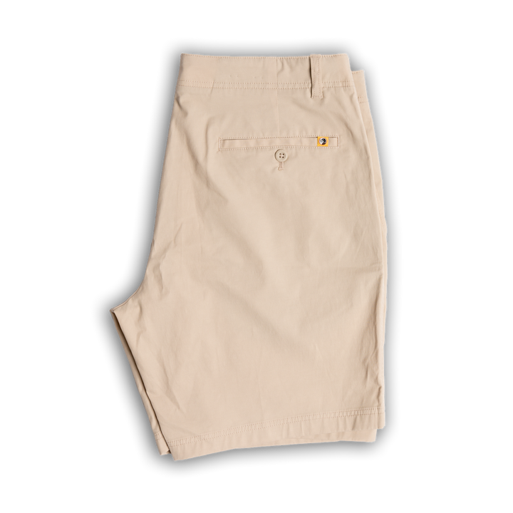 Duck Head 8" Harbor Performance Short: Stone