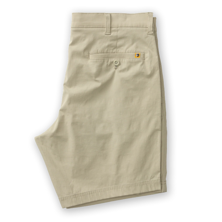 Duck Head 8" Harbor Performance Short: Sandstone
