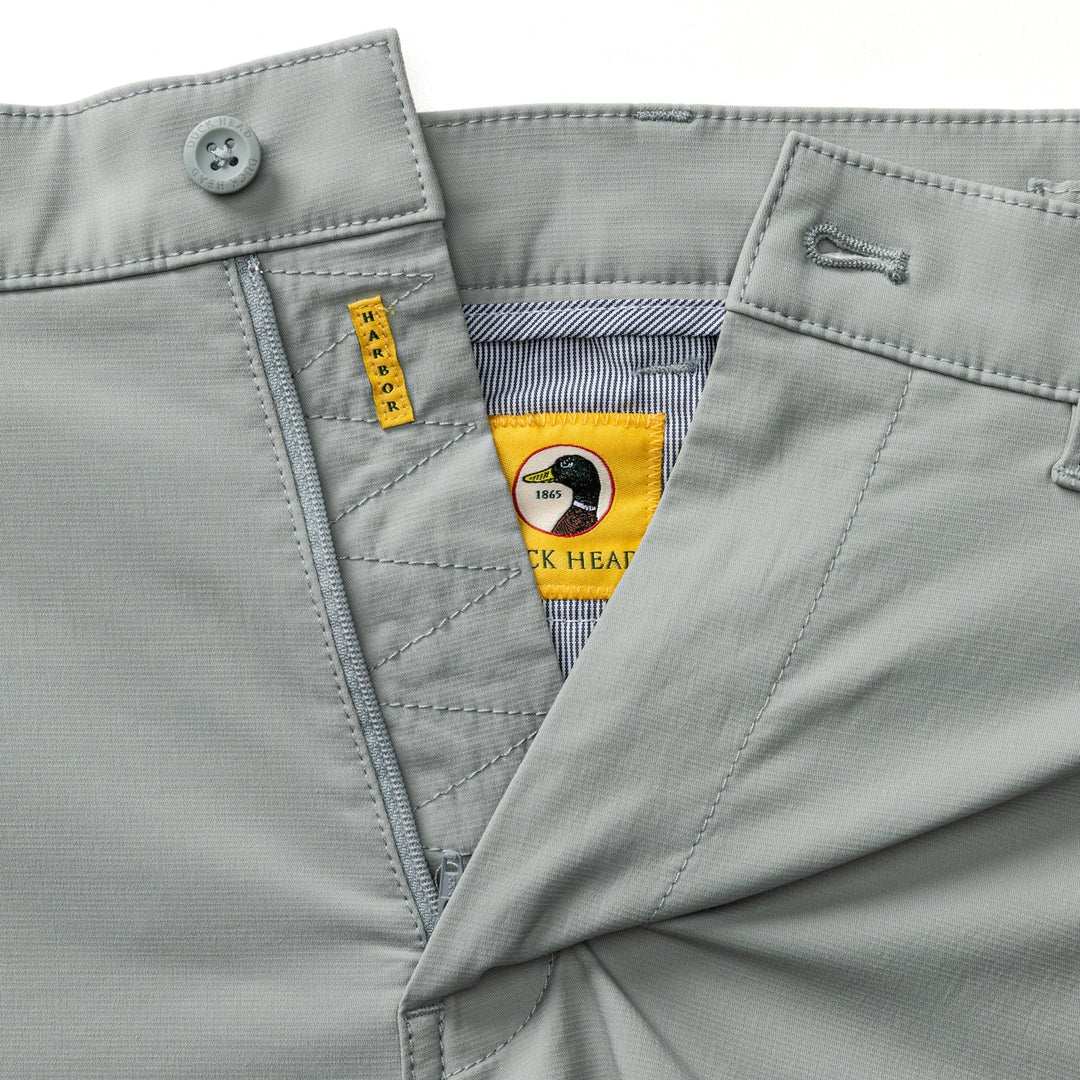 Duckhead 6" Harbor Performance Short: Quarry Grey