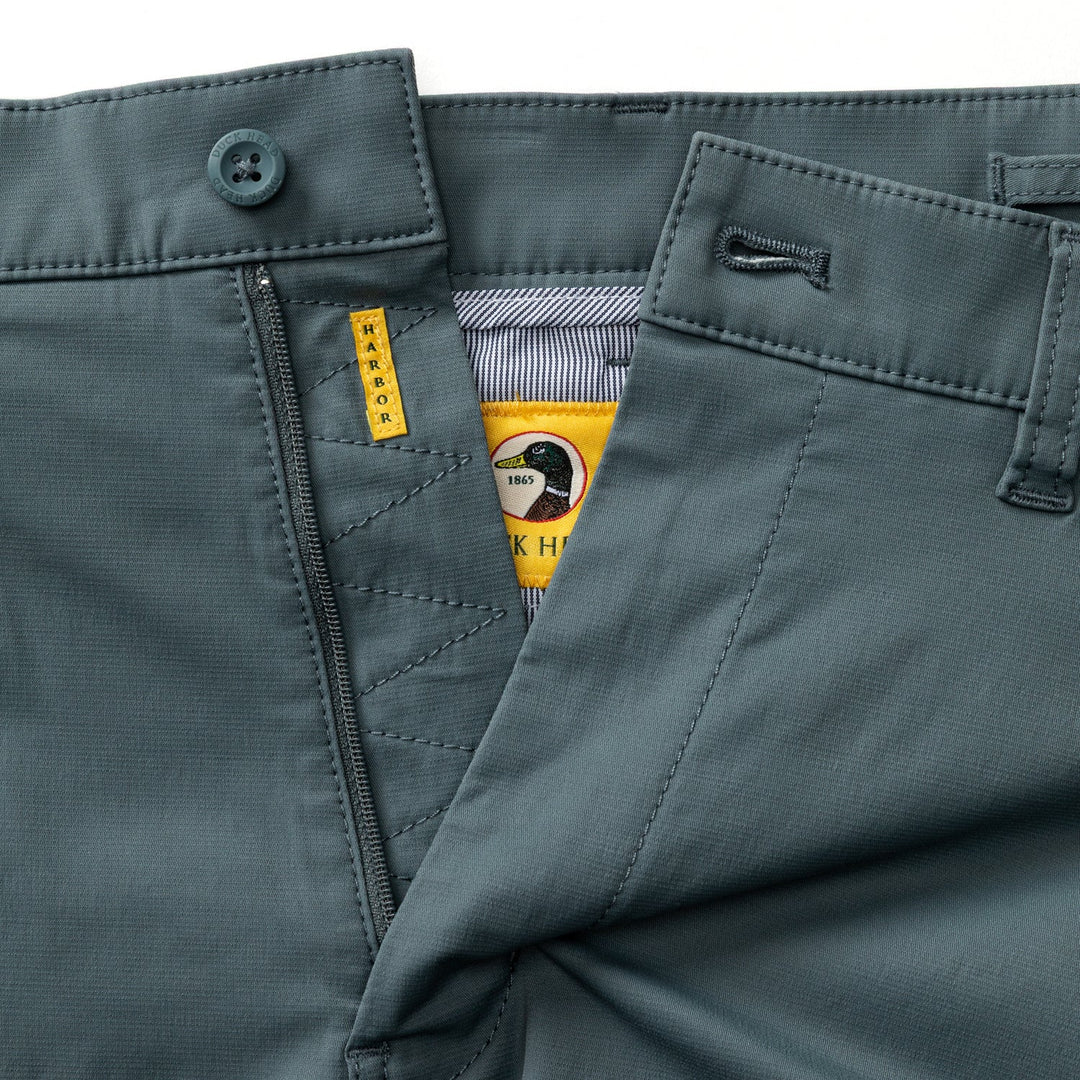 Duckhead 6" Harbor Performance Short: Stormy Blue