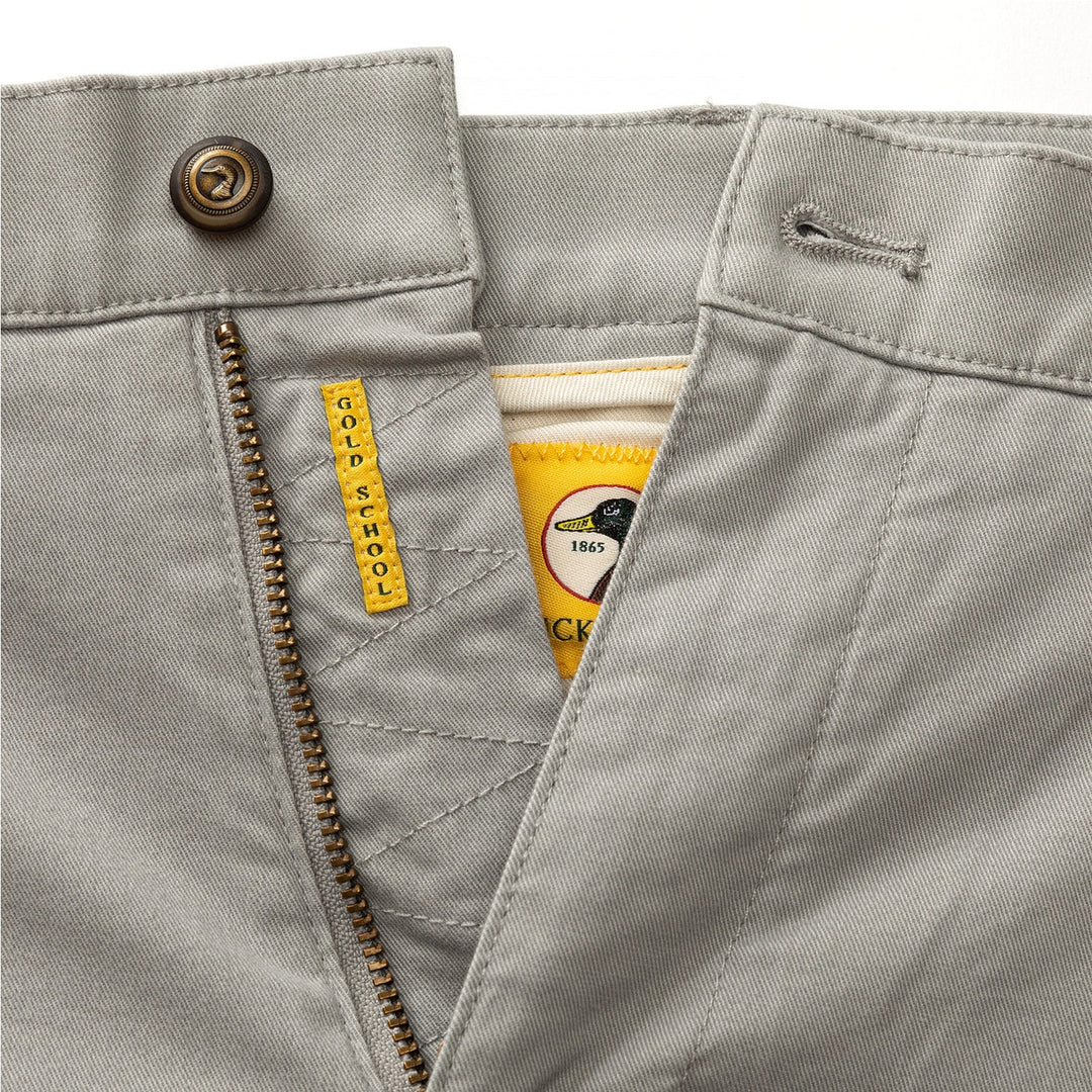 Duck Head Gold School Chino: Limestone Gray