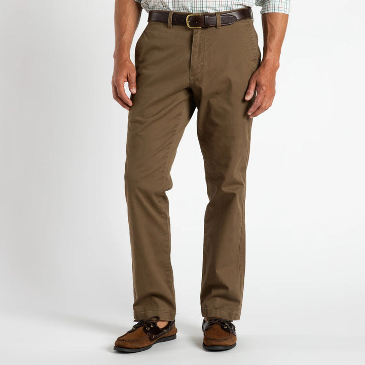 Duck Head Classic Fit Gold School Chino: Dark Oak