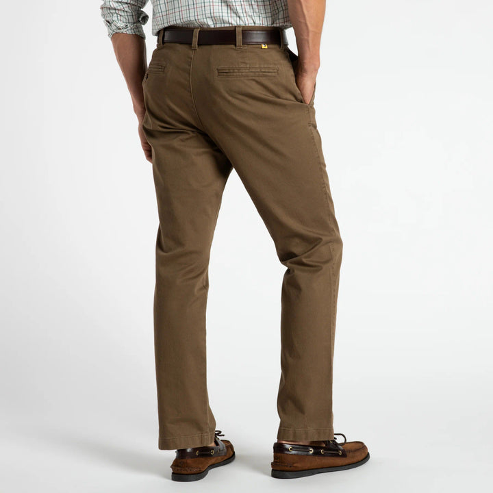 Duck Head Classic Fit Gold School Chino: Dark Oak