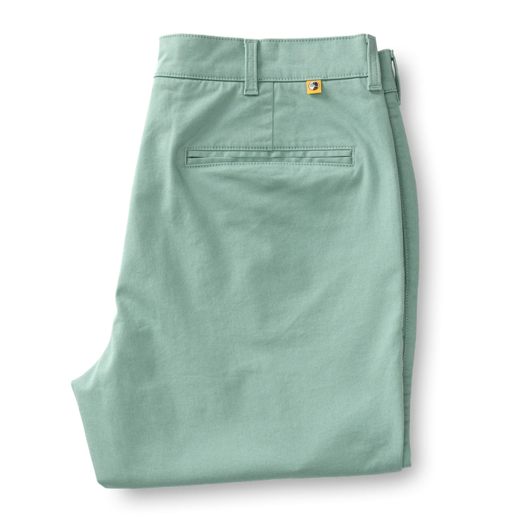 Duck Head Classic Fit Gold School Chino: Seaboard Green