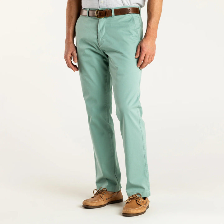 Duck Head Classic Fit Gold School Chino: Seaboard Green