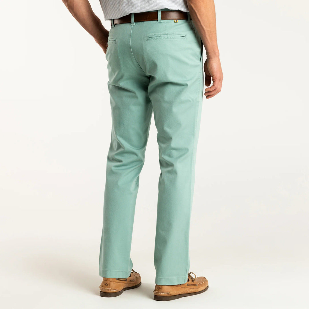 Duck Head Classic Fit Gold School Chino: Seaboard Green