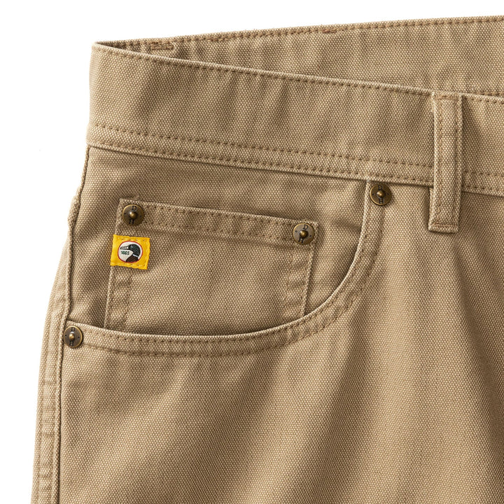 Duck Head Field Canvas Five-Pocket: Khaki