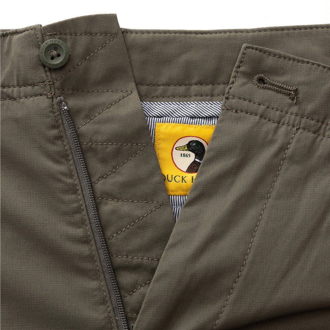 Duck Head Harbor Chino: Gunmetal Grey (Zipper)