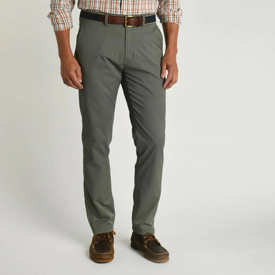 Duck Head Harbor Chino: Gunmetal Grey (Front)