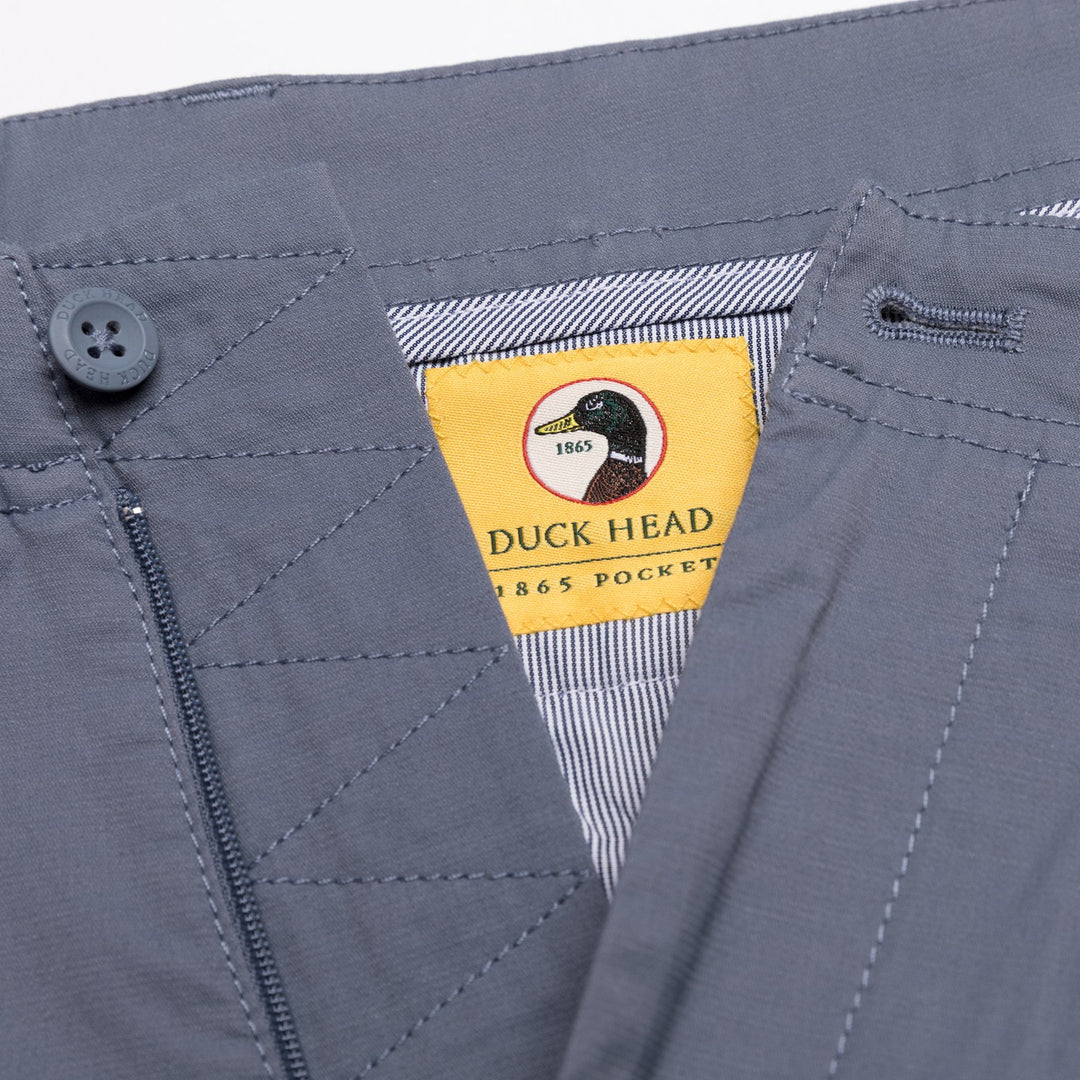 Duck Head Harbor Performance Chino: Slate Blue