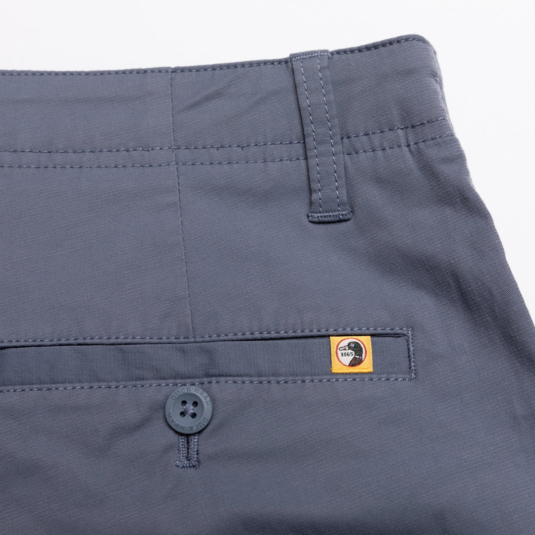 Duck Head Harbor Performance Chino: Slate Blue