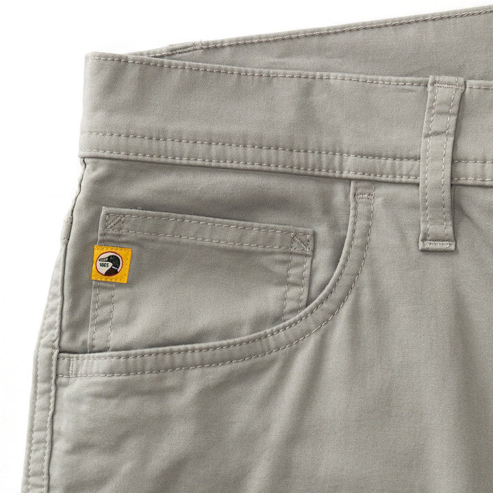 Duck Head Shoreline Five-Pocket: Limestone Grey