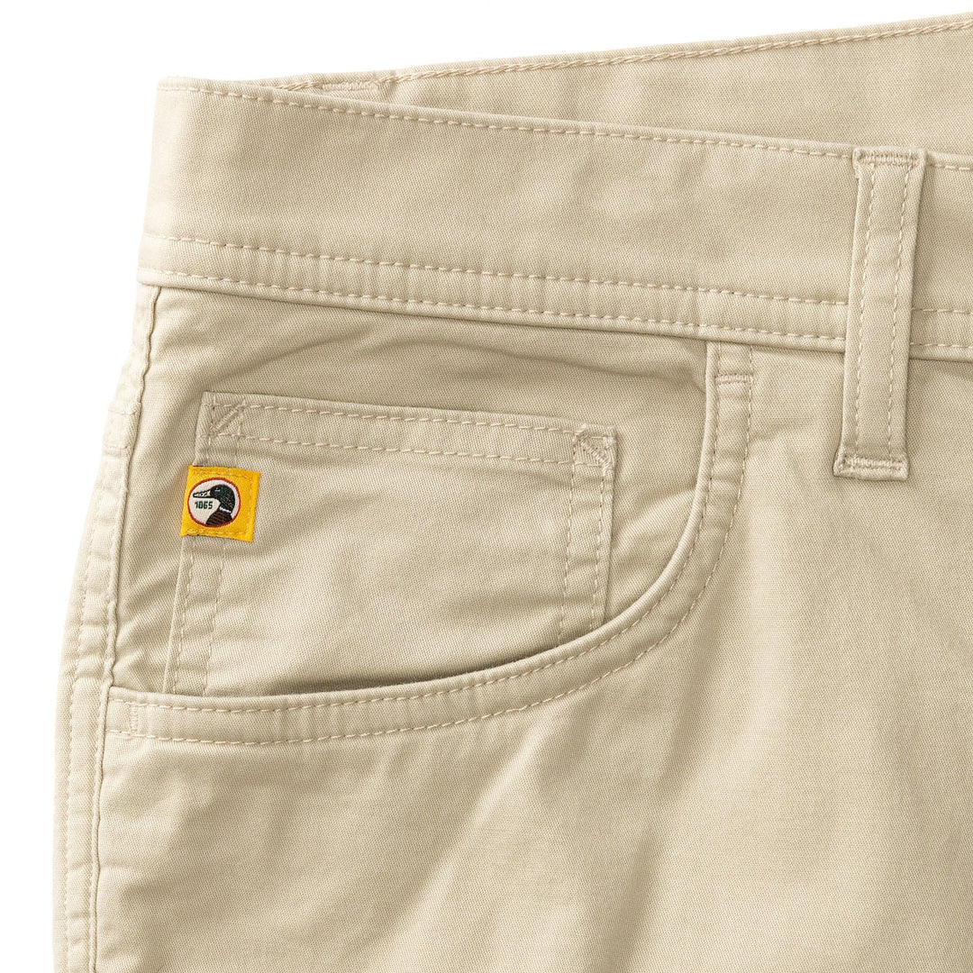 Duck Head Shoreline Five-Pocket: Stone