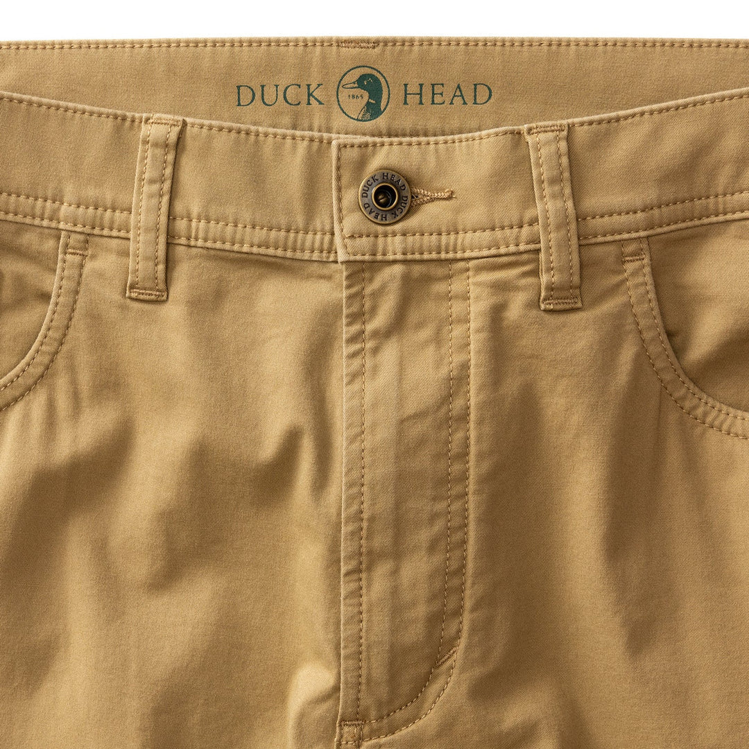 Duck Head Shoreline Five-Pocket: Dark Khaki