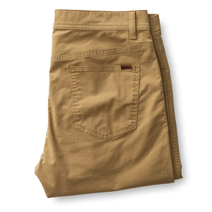 Duck Head Shoreline Five-Pocket: Dark Khaki