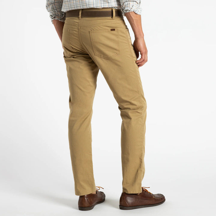 Duck Head Shoreline Five-Pocket: Dark Khaki