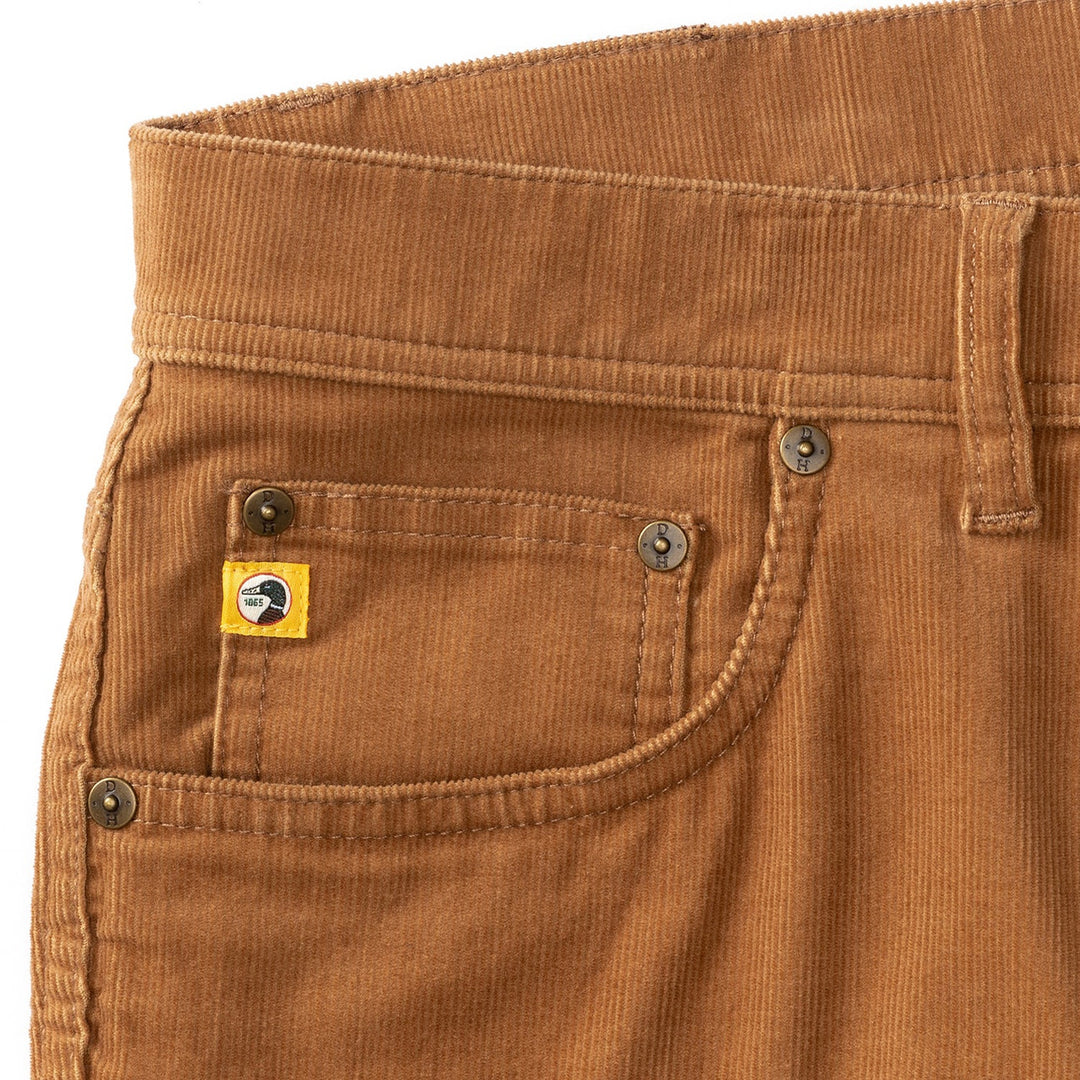 Duck Head Holston Corduroy Five-Pocket: Tobacco Brown