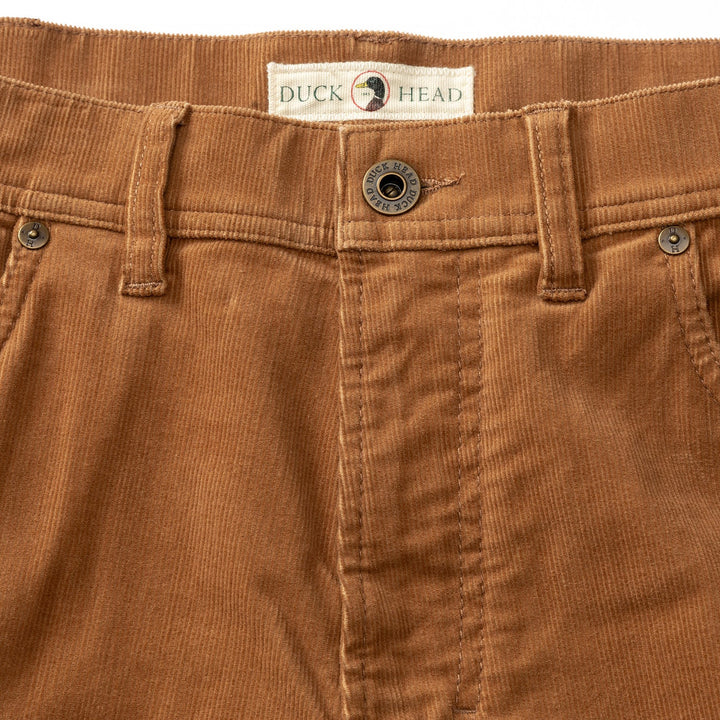 Duck Head Holston Corduroy Five-Pocket: Tobacco Brown