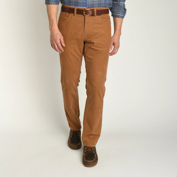 Duck Head Holston Corduroy Five-Pocket: Tobacco Brown