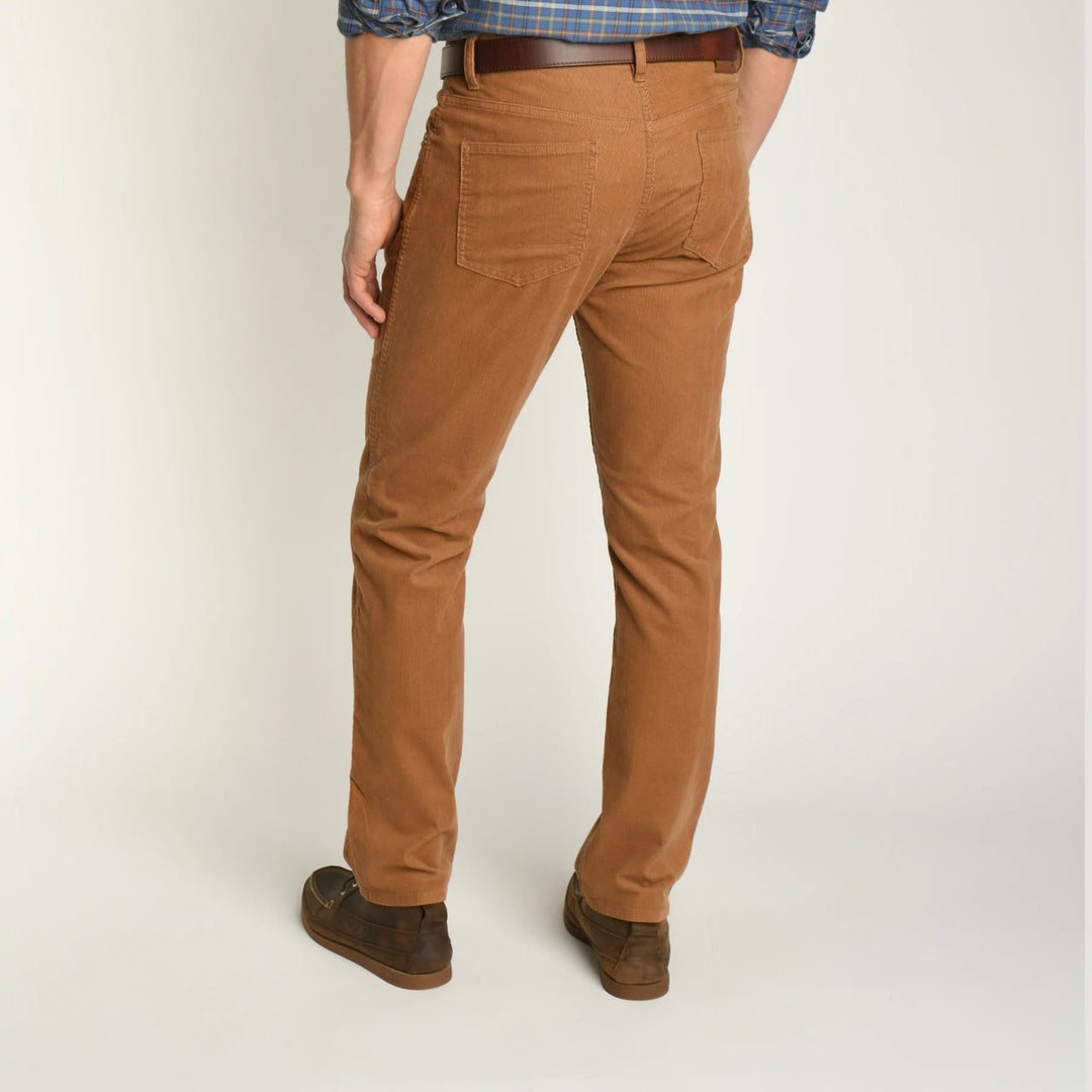 Duck Head Holston Corduroy Five-Pocket: Tobacco Brown