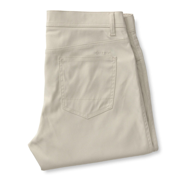 Duck Head Long Drive Performance Five-Pocket: Stone