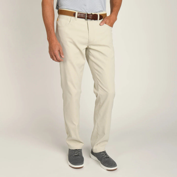 Duck Head Long Drive Performance Five-Pocket: Stone