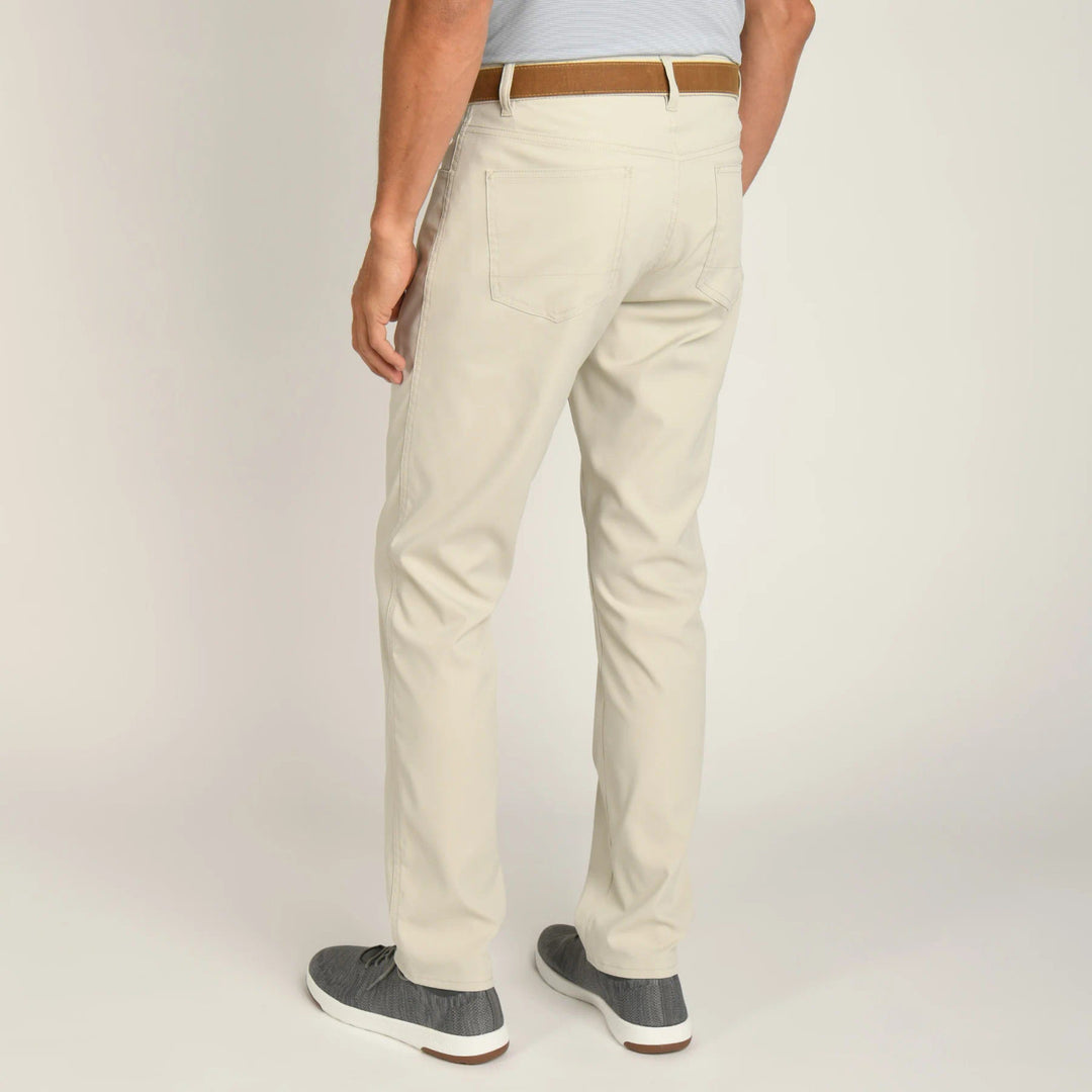 Duck Head Long Drive Performance Five-Pocket: Stone