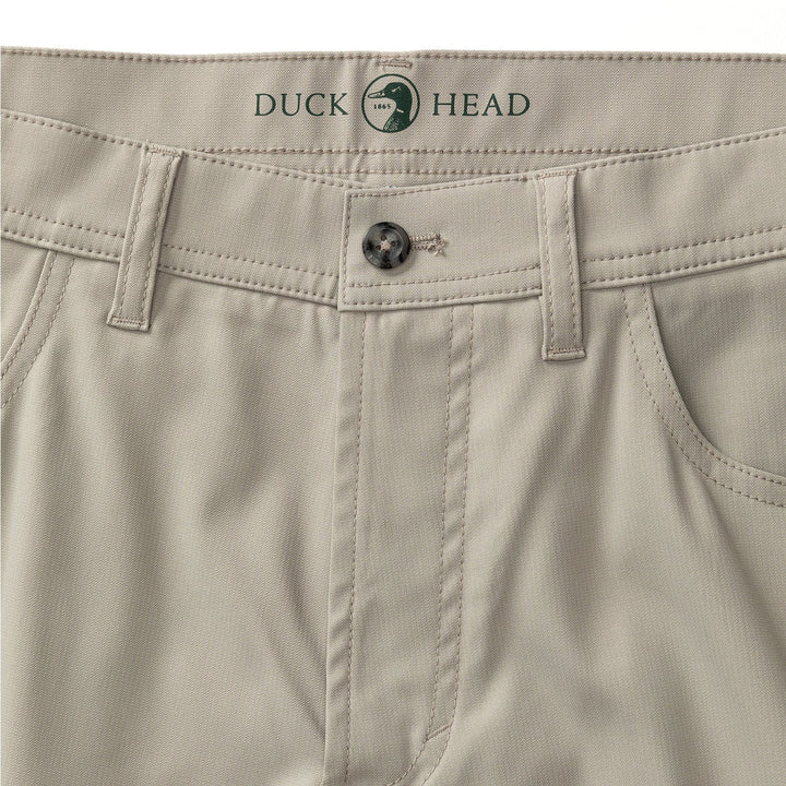 Duck Head Long Drive Performance Five-Pocket: Grey