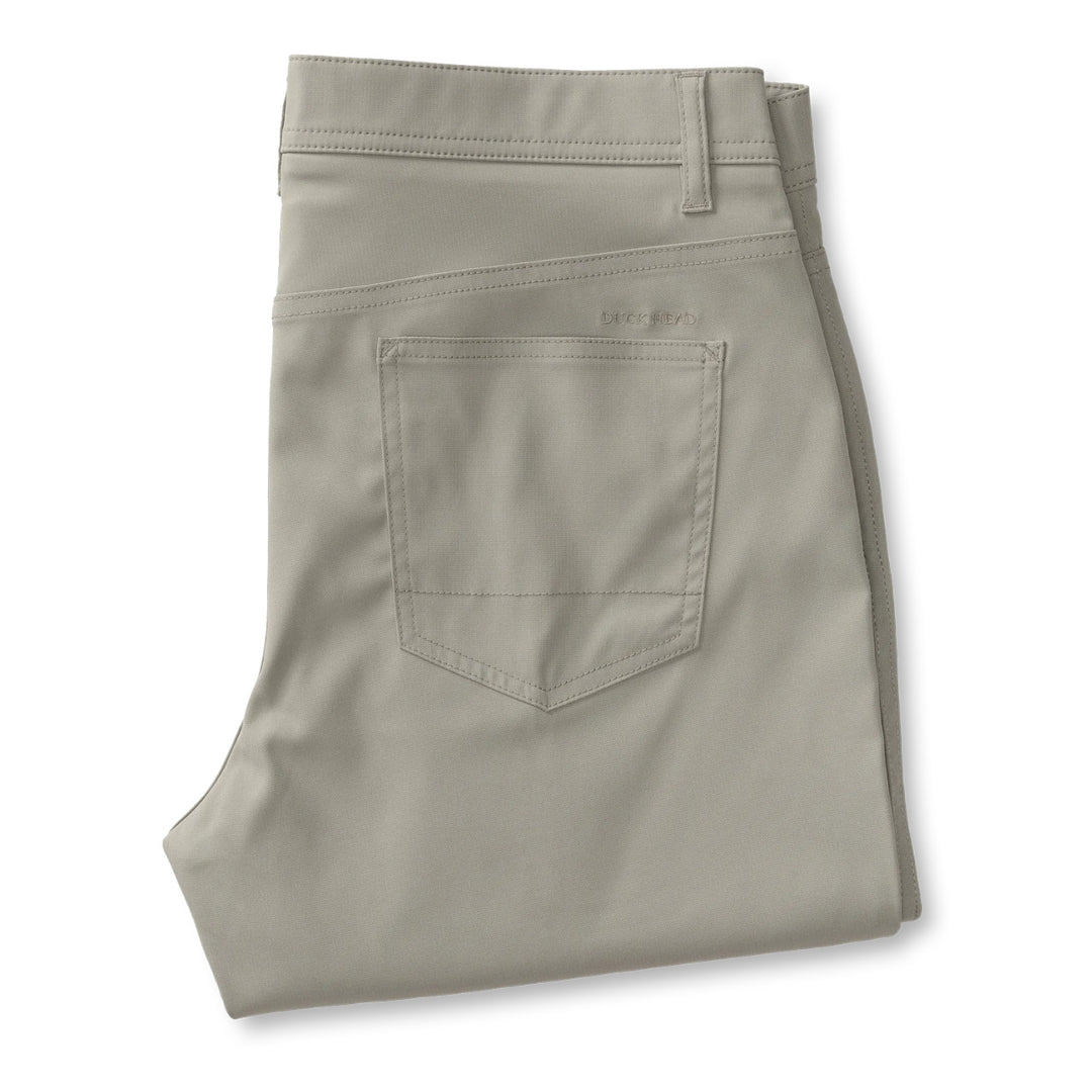 Duck Head Long Drive Performance Five-Pocket: Grey