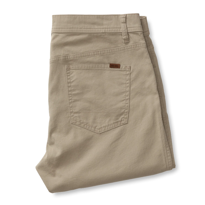 Duck Head Classic Fit Pinpoint Canvas Five-Pocket: Khaki