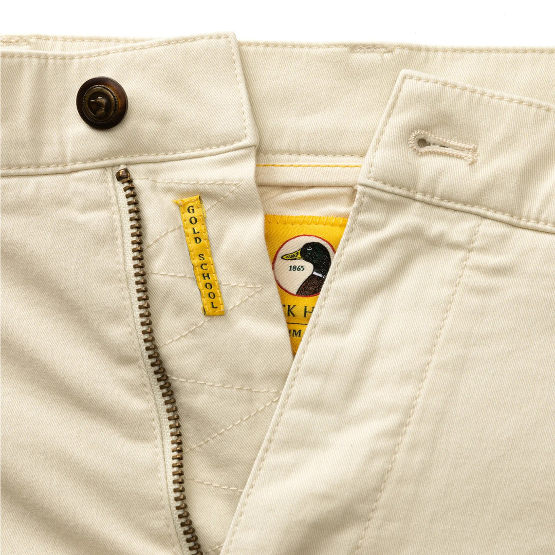 Duck Head Slim Fit Gold School Chino: Stone