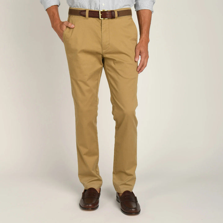 Duck Head Slim Fit Gold School Chino: Dark Khaki