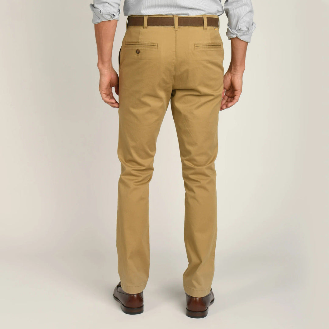 Duck Head Slim Fit Gold School Chino: Dark Khaki