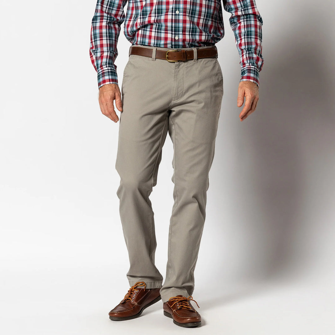 Duck Head Classic Fit Gold School Chino: Placid Grey