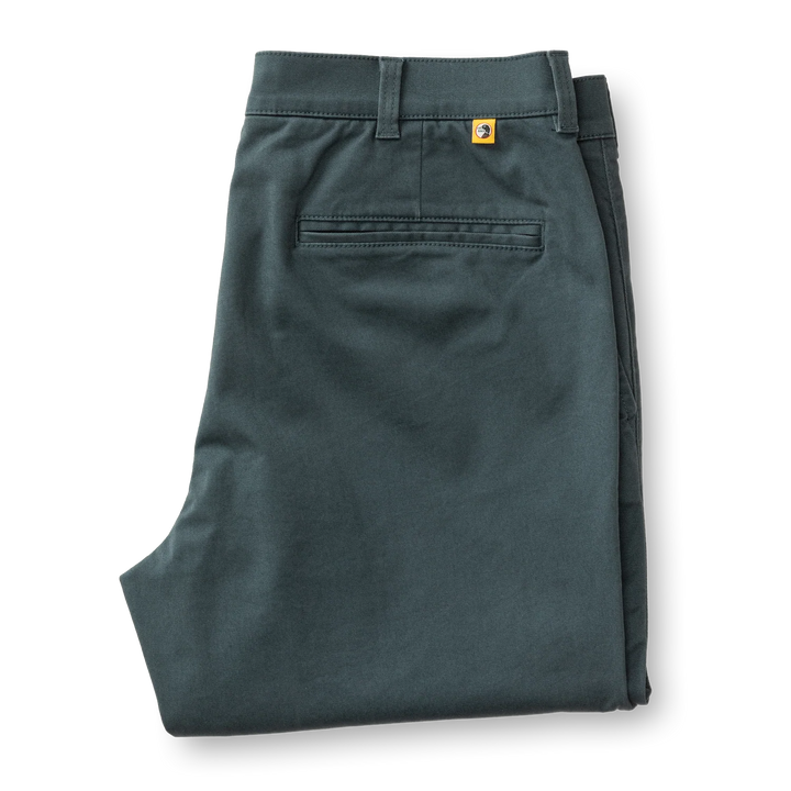 Duck Head Classic Fit Gold School Chino: Graphite Blue