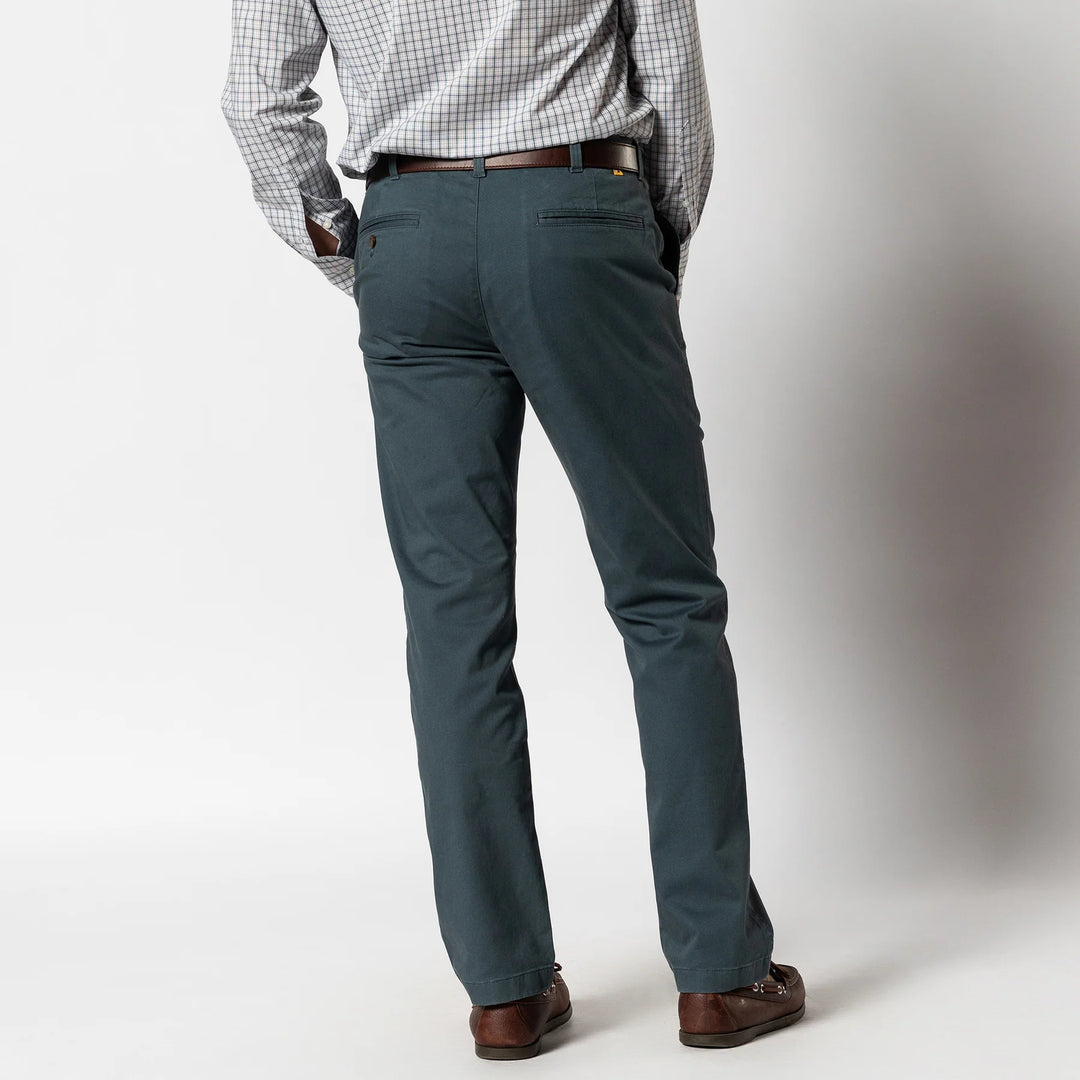 Duck Head Classic Fit Gold School Chino: Graphite Blue