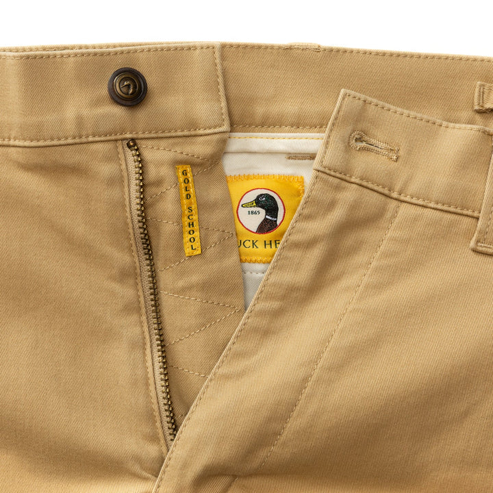 Duck Head Classic Fit Gold School Chino: Original Khaki