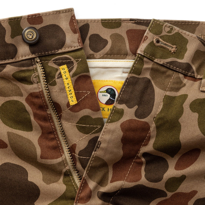 Duck Head Classic Fit Gold School Chino: Toasted Khaki Camo