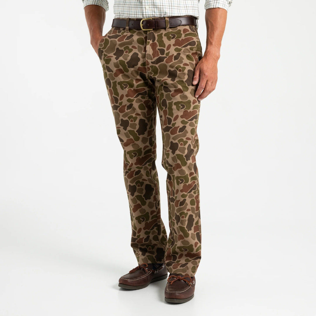 Duck Head Classic Fit Gold School Chino: Toasted Khaki Camo