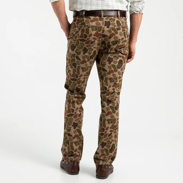 Duck Head Classic Fit Gold School Chino: Toasted Khaki Camo