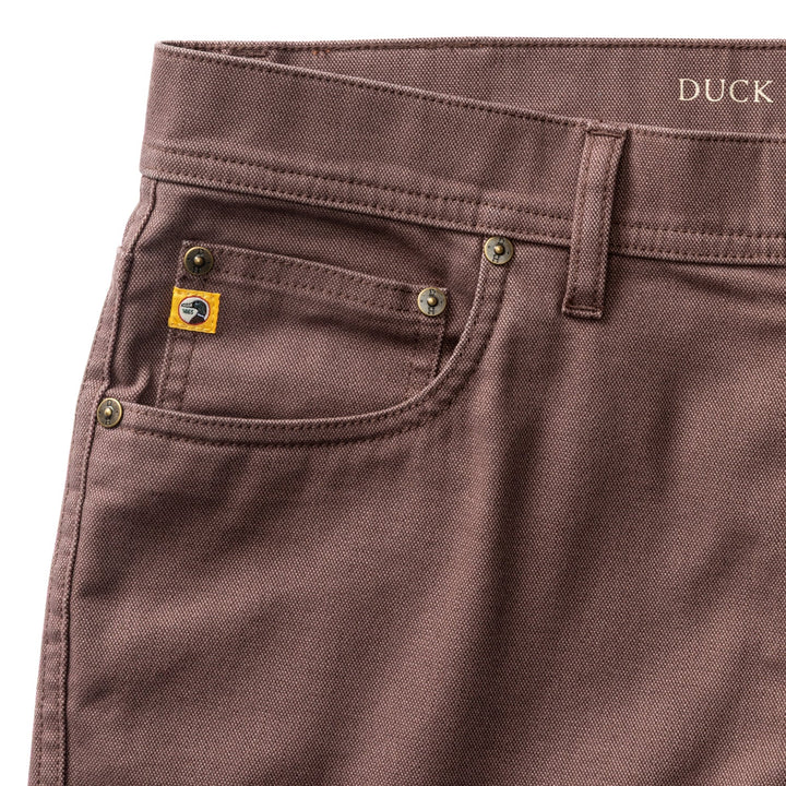 Duck Head Field Canvas Five-Pocket: Peppercorn