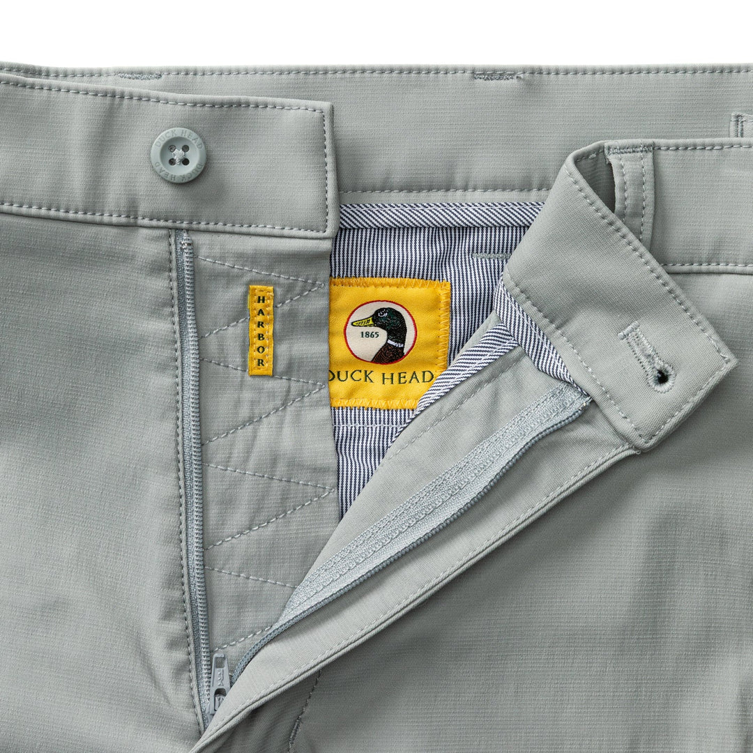 Duck Head Harbor Performance Chino: Quarry Grey