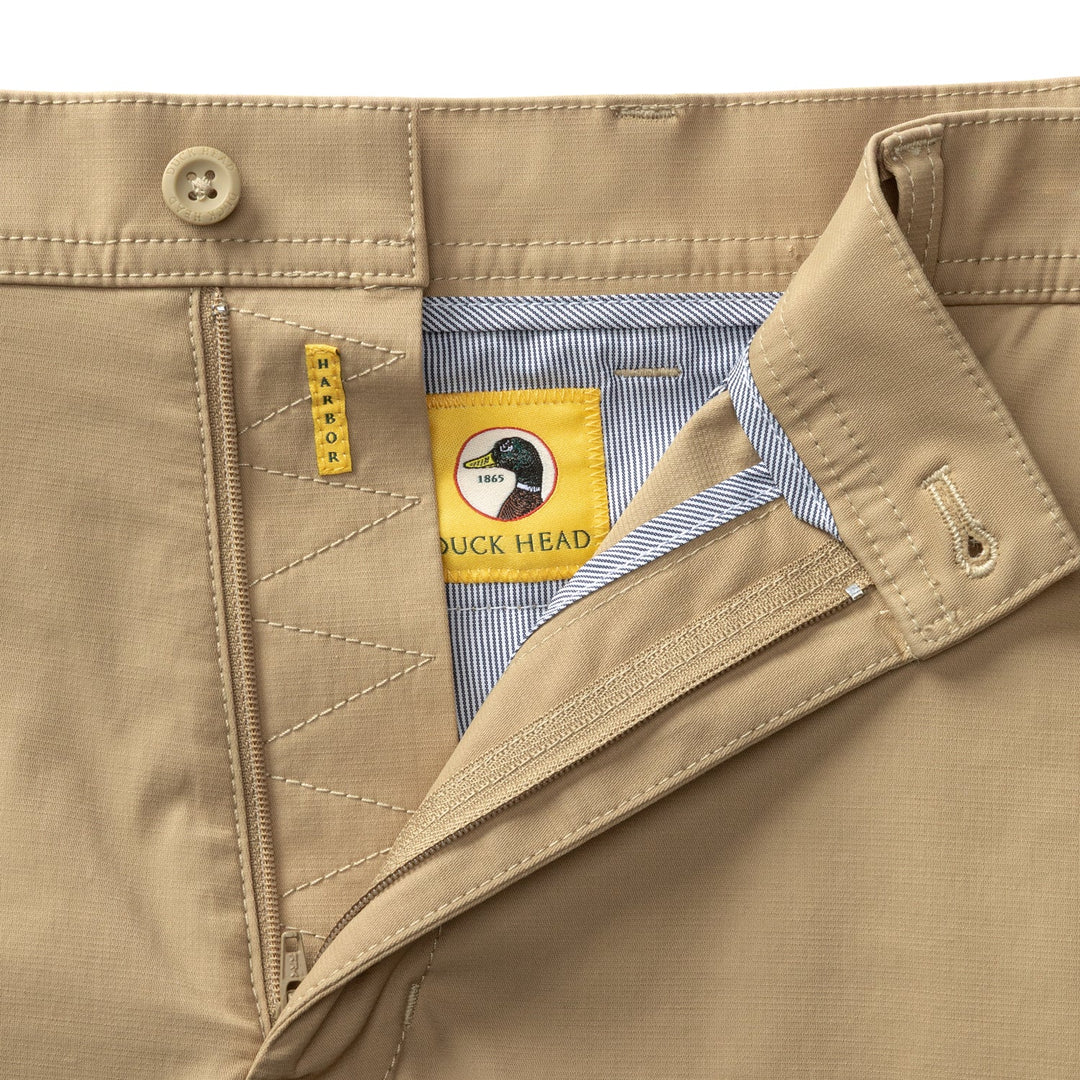 Duck Head Harbor Performance Chino: Woodland Khaki