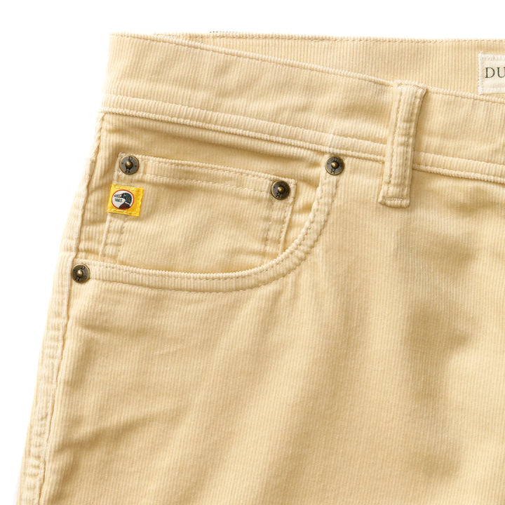 Duck Head Holston Corduroy Five-Pocket: Sandrift Khaki