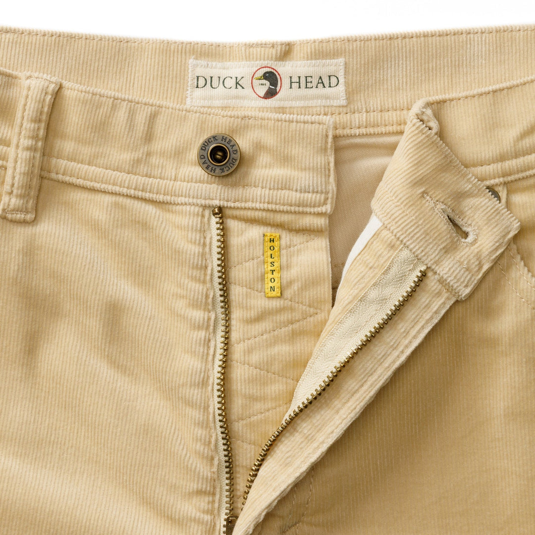 Duck Head Holston Corduroy Five-Pocket: Sandrift Khaki