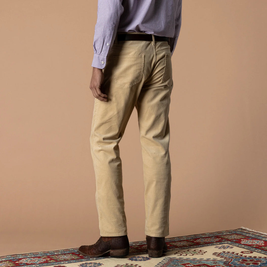 Duck Head Holston Corduroy Five-Pocket: Sandrift Khaki